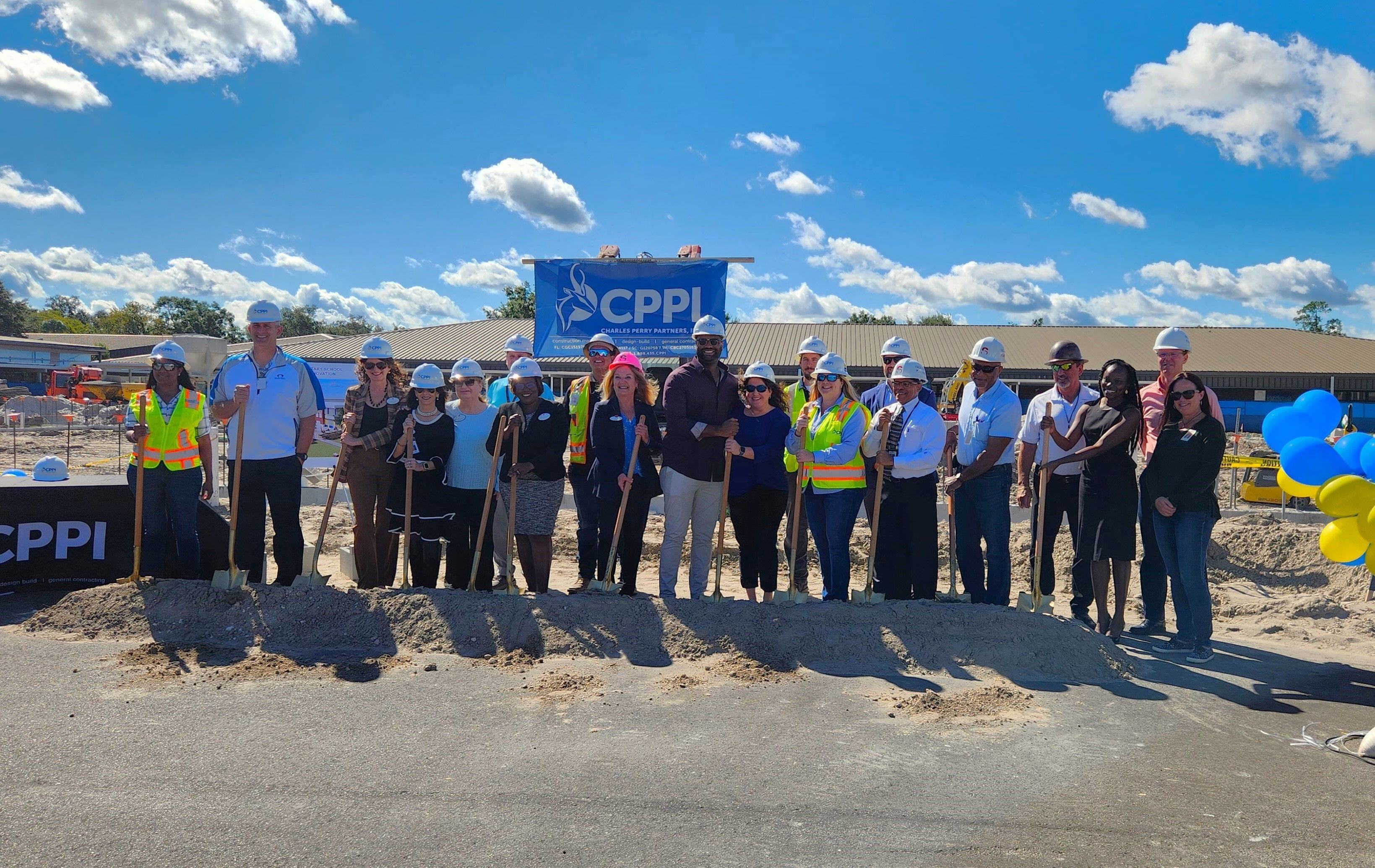 SCPS Lawton Elementary Ground breaking