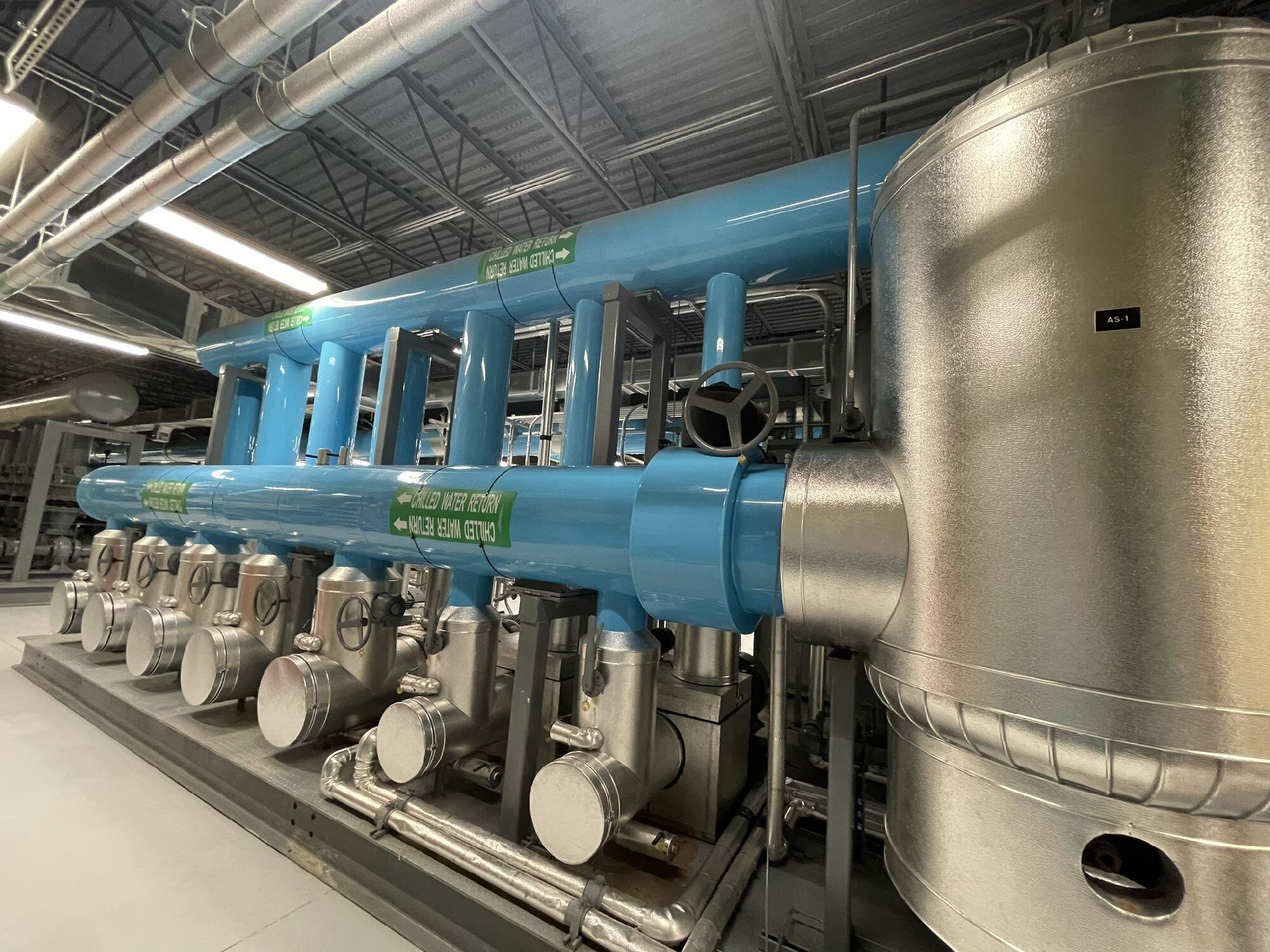 New central energy plant designed by Matern Professional Engineering.