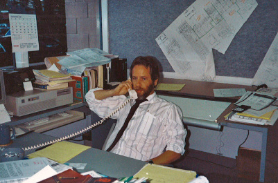 Founder, Doug Matern in the 1st Matern office.
